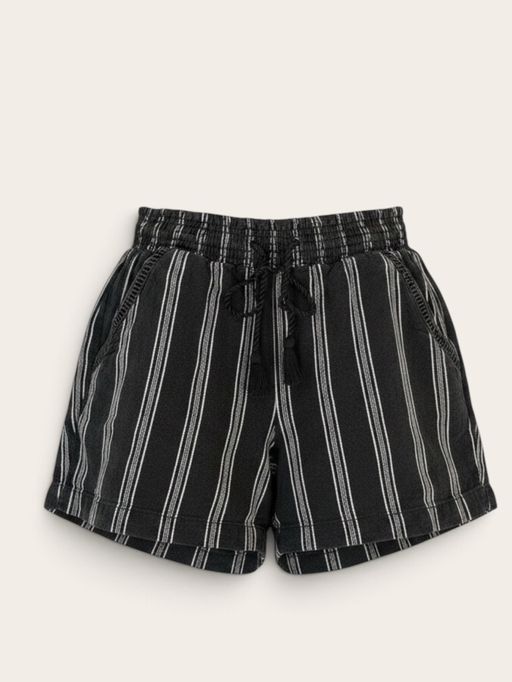 Women’s Linen Drawstring Casual Shorts